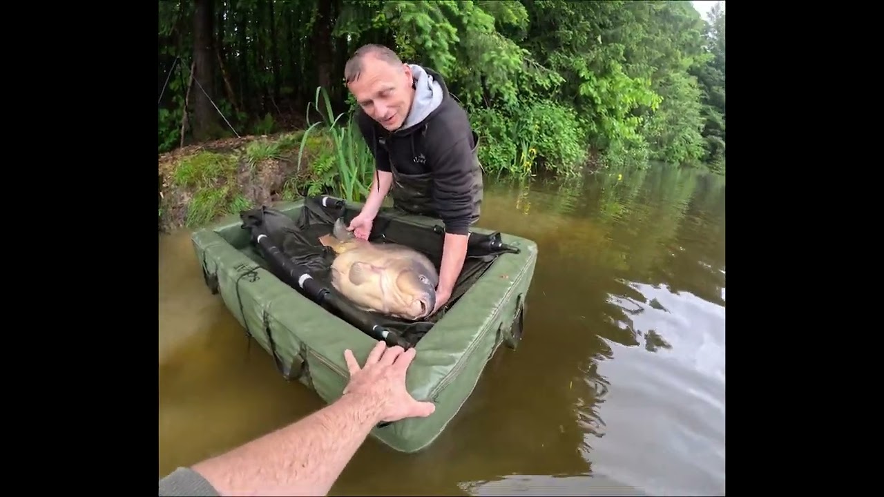 47lb 3oz Mirror  - French Carp Fishing - Etang Negreloube