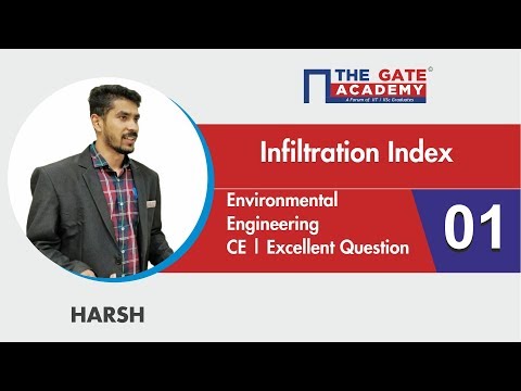 Infiltration Index | 01 | Excellent Question - GATE Sol | Hydrology | Civil Engineering