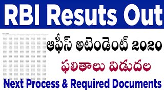 rbi office attendant result 2021 how to check rbi office attendant result 2021 in telugu rbi lpt