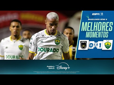 Gols e lances de Volta Redonda x Cuiabá