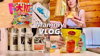 【主婦VLOG】2児ママ夏休み日常🌻🌈家族でランチ🍕プール🏊‍♂️スタバ🥤お盆明けのひたすら家事🧹🧽洗剤新調🫧角煮作り🥩🍳