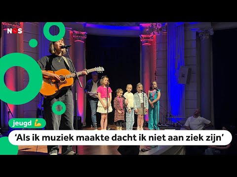 Lucy en Jasmijn zingen over kanker met zangeres Meau