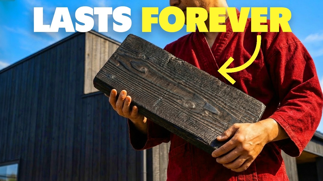 How A FREE Japanese Trick Makes Wood Rot-Proof, Fire-Resistant, and Insect-Proof