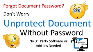 How to Unprotect a Word Document Without Password by Faisal Sir