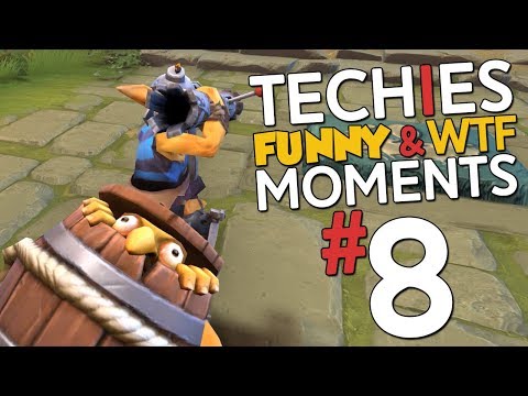 Techies WTF & Funny Moments #8 - DotA 2