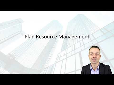 9.1 Plan Resource Management | PMBOK Video Course