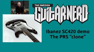 Video thumbnail for Ibanez SC420 - demo by SwedishGuitarNerd