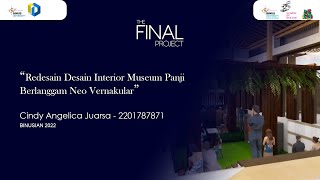 Redesain Desain Interior Museum Panji Berlanggam Neo Vernakular