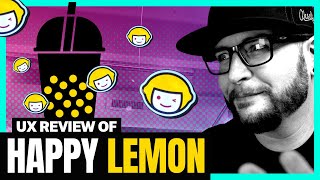 UX Review/Mini Case Study of Experience at Happy Lemon Boba