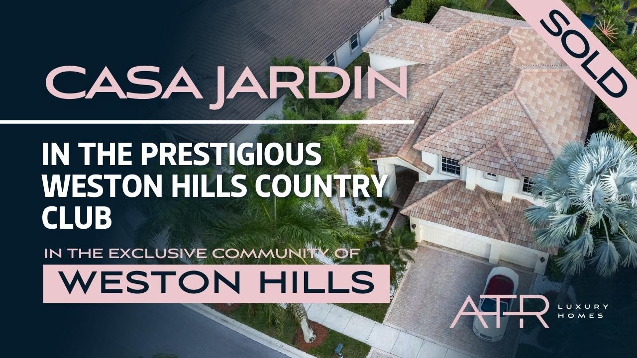 #WESTON SOLD: 2556 Jardin Manor Weston, Florida 33327