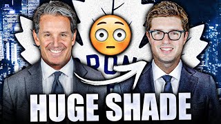 THIS LOOKS REALLY BAD… BRENDAN SHANAHAN'S PRESS CONFERENCE ON KYLE DUBAS: HUGE SHADE (Maple Leafs)
