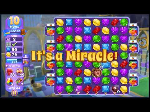 Wonka's World of Candy Level 753 - NO BOOSTERS + FULL STORY 🍫 | SKILLGAMING ✔️