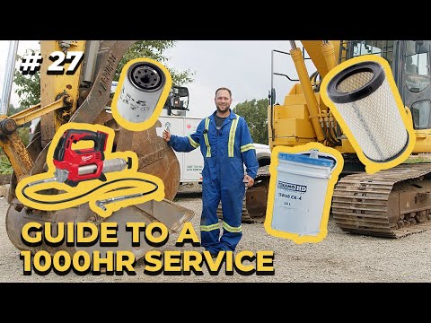 Video Guide: Doing A 1000 Hour Service On A Komatsu 228 Excavator