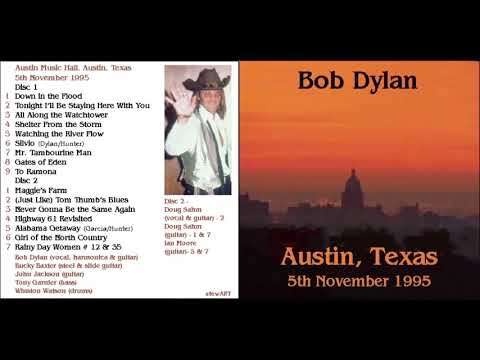 Bob Dylan - Complete Concert - Austin, TX 1995 - [with special guest Doug Sahm]
