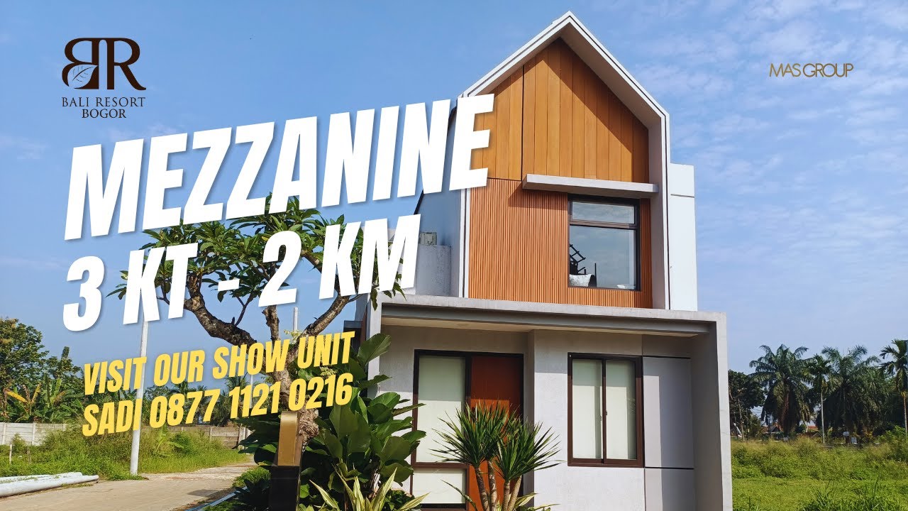 Type 56 Two-Story House in Bali Resort Bogor - Comfortable &amp; Green Living