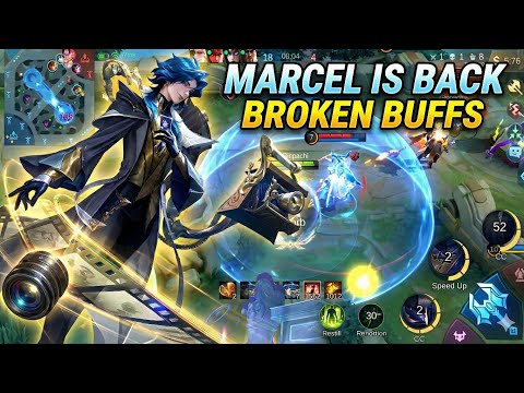 MARCEL IS BACK! 😱 BROKEN BUFFS + NEW GAMEPLAY (Mobile Legends)