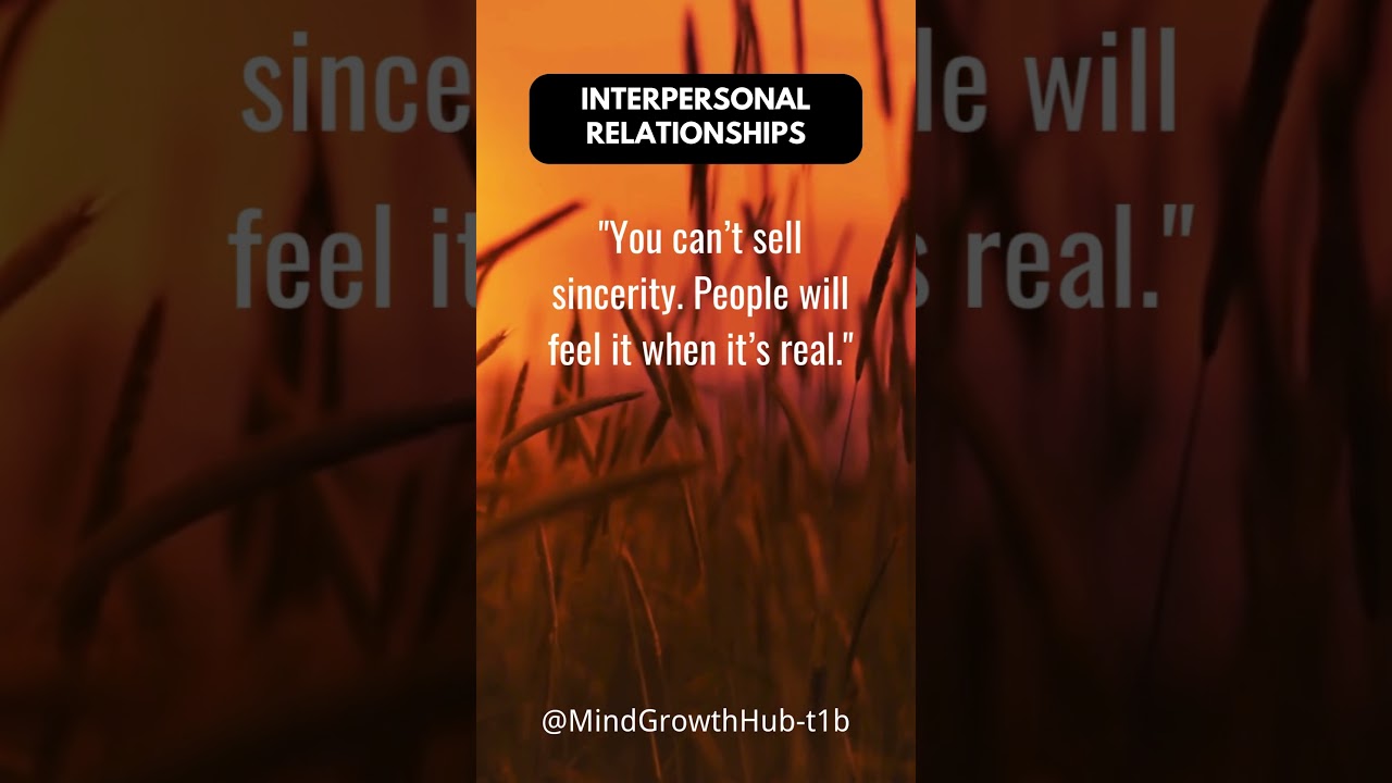 Interpersonal Relationships