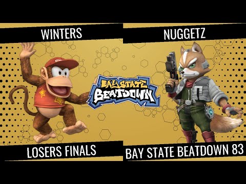 Bay State Beatdown 83 Brawl - Winters (Diddy Kong) vs Nuggetz (Fox) - Losers Finals