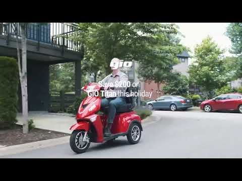 GIO Titan Long Range Mobility Scooter for Outdoor