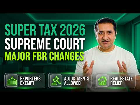 Super Tax Rates Reduced - Exporters Exempt - Federal Constitution Court Judgment | Imran Munir