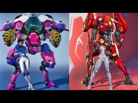 MARVEL RIVALS VS OVERWATCH 2 CHARACTERS side by side comparison
