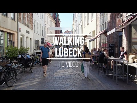 Lübeck Rundgang im Sommer☀️ walking Tour / HD Video