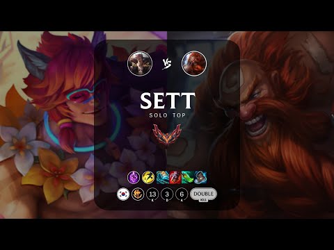 Sett Top vs Gragas - KR Grandmaster Patch 13.15
