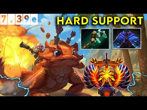 Snapfire Immortal Hard Support - Dota 2 Patch 7.39e Pro Pub Gameplay