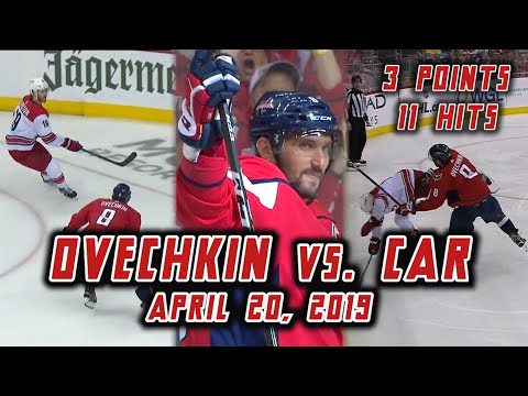 Ovechkin Schools The Hurricanes (4/20/2019)