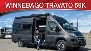 A preview image of the linked video showcasing 2023 Winnebago Travato 59K