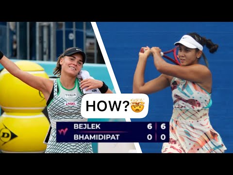 Sara Bejlek vs Shrivalli Rashmikaa Bhamidipaty | R1 ITF Bengalore 2025