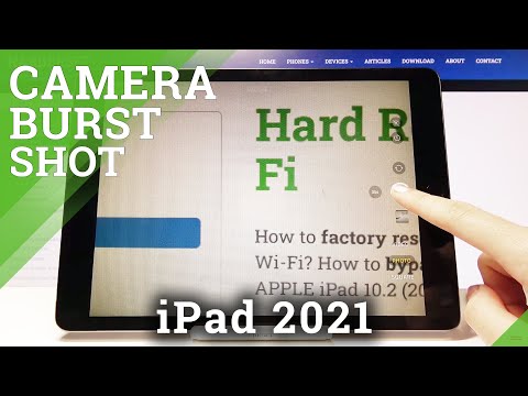How to Take Burst Shot on iPad 2021 - Multiple Photos Creation