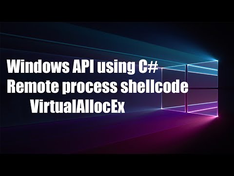 Winapi With C Injecting Shellcode In Remote Process
