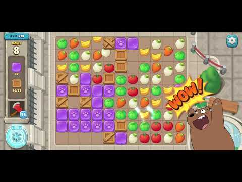 We Bare Bears Match3 Repairs Level 670 - No Boosters