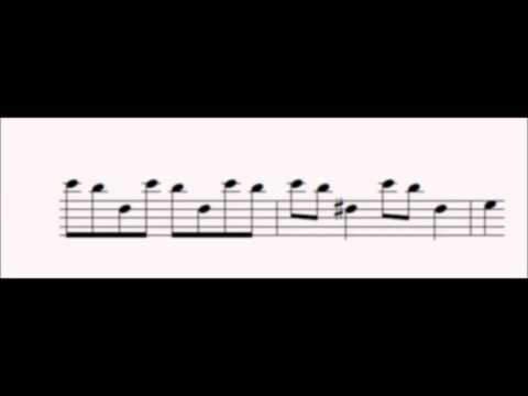 Basschlüsselübung für Horn in F, Nr 9, Julian Reichard