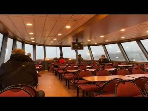 Wasser zerschlägt Scheiben von Elbfähre 17.02.2022 Orkan Zeynep Airbus Shuttle Hamburg #orkan