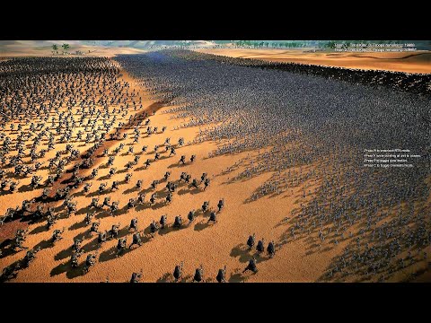500,000 HEAVY KNIGHTS & PERSIAN WARRIORS VS 10,000 TROLLS | Ultimate Epic Battle Simulator 2 UEBS 2