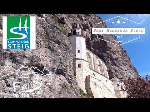 Saar Hunsrück Steig Tag 8: 14km Herborn bis Idar Oberstein + Felsenkirche  mit Rucksack Loadout