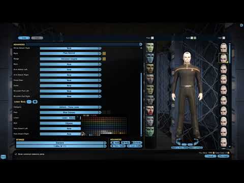 Star Trek Online admiral and fleet admiral uniform variant