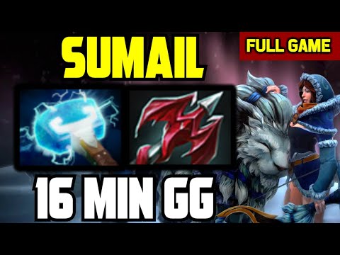 Sumail MID Mirana vs Timbersaw - NONSTOP Kills END game in 16 minutes