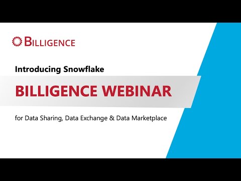 Data Sharing, Data Exchange & Data Marketplace - Introducing Snowflake Webinar [November 2020]