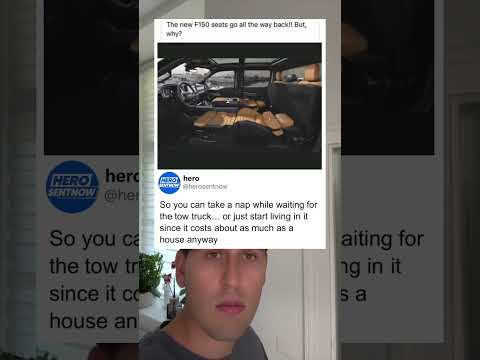 The new F150 seats go all the way back