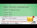 New Free Music 2018 Country Gentleman Endless Love Rock Calm YouTube Audio Library BGM