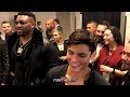 DE LA HOYA & JARRELL MILLER CONGRATULATE RYAN GARCIA ON BIG KO WIN