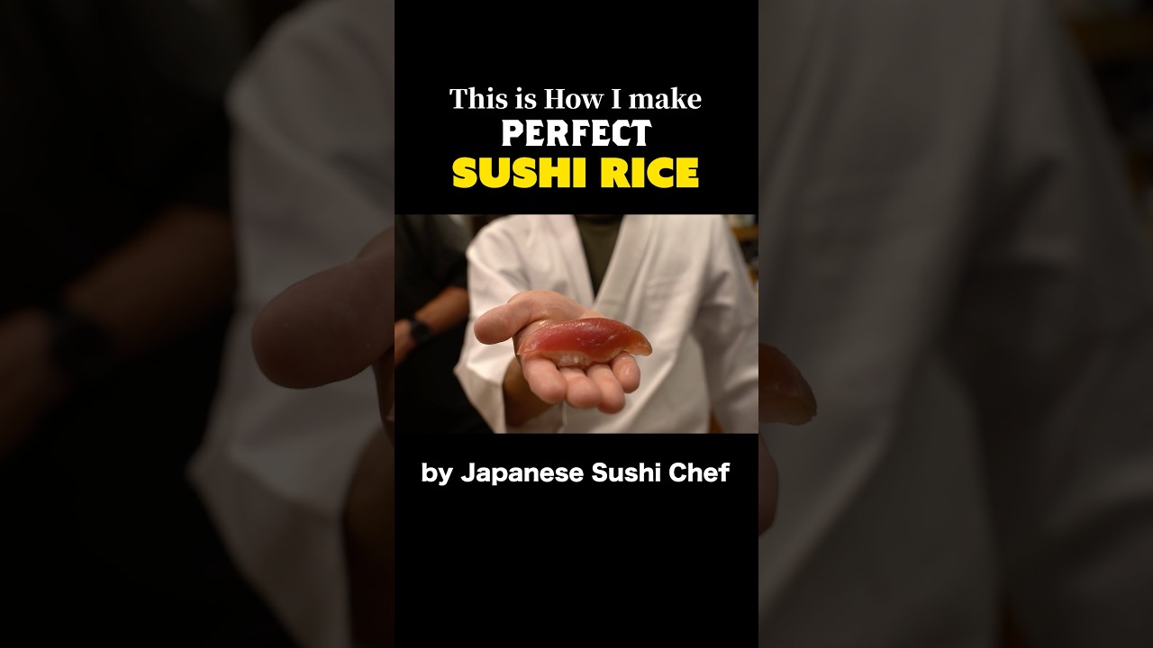 How to Make Perfect Sushi Rice called SHARI 🍣 #sushi #sushirice