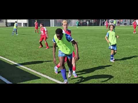 U14 RAEC MONS VS SC MONTIGNIES  1ER  1/4 TEMP