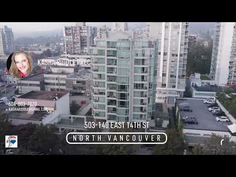 Bright and Spacious 1 BDR + 1 WR Condo in North Vancouver - 503 140 14th St E, North Vancouver