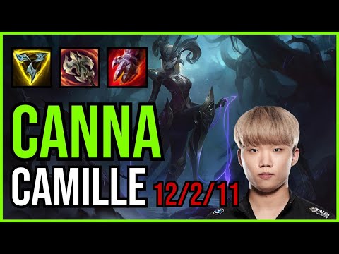 CANNA - CAMILLE vs. GNAR Top | KR GRANDMASTER | PATCH 11.2
