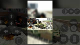 Indian Bike Driving 3D 🔥 Tank Destruction Gameplay | Army Tank Blast & Heavy Action 💥#viral#shorts