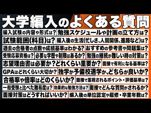 国際経済学科 【編入】大学編入のよくある質問に全部答えます！